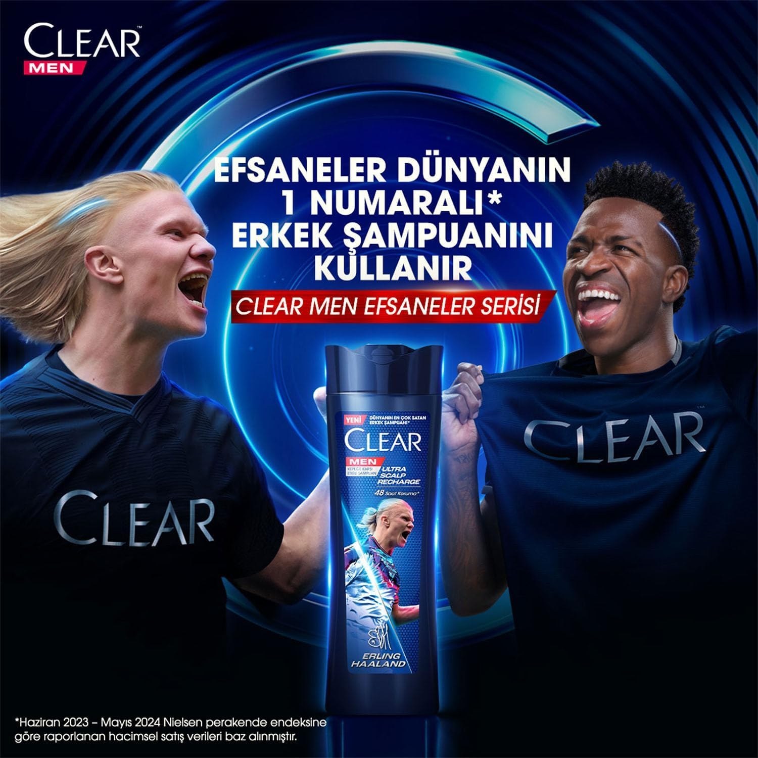 شامپو ضد شوره مردانه کلییر مدل ارلینگ هالند حجم ۳۵۰ میل با عصاره لیمو (ترکیه 🇹🇷)