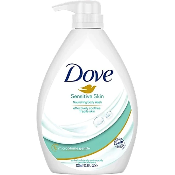 شامپو بدن داو Dove مدل Sensitive Skin مناسب پوست های حساس حجم 1000 میل (اندونزی 🇲🇨)