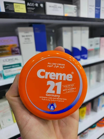 کرم مرطوب کننده کرم 21 المانی مدل VITAMIN E حجم 150 میلی لیتر اصلی به شرط اصالت | اورجینال