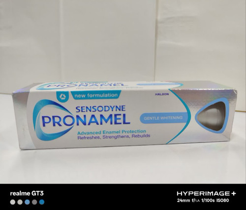 خمیر دندان سفید کننده اصل لهستان مدل pronamel gentle whitening