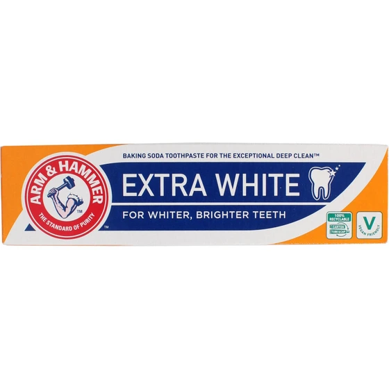 خمیردندان سفیدکننده آر.ام.اند.همر (Arm & Hammer) Extra White | سفیدکننده قوی