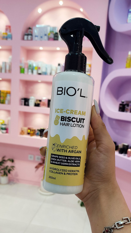 لوسیون مو بیول مدل Ice Cream Biscuit حجم 250 میلی لیتر