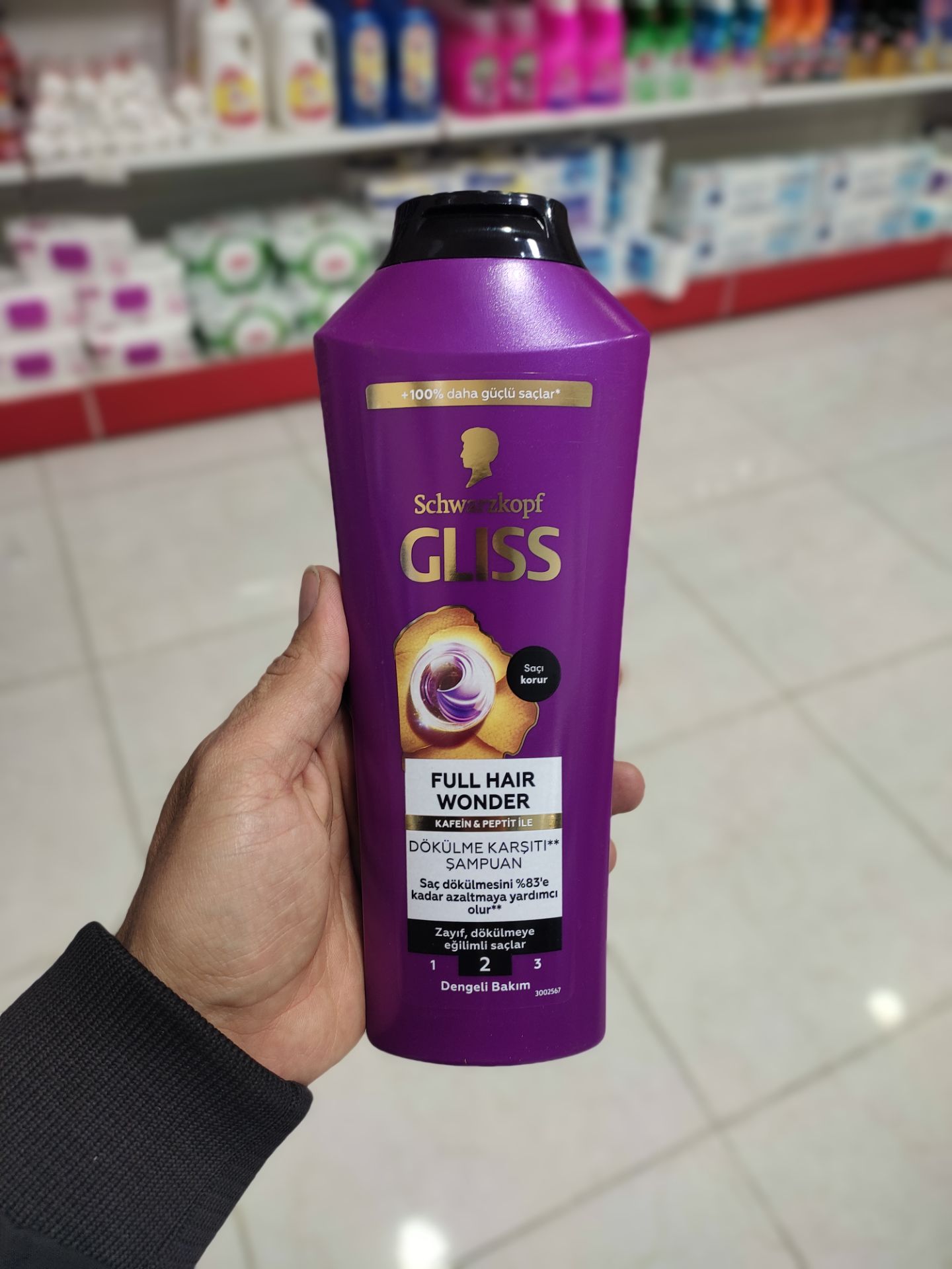 شامپو ضد ریزش شوآرزکوف مدل FULL HAIR WONDER حجم ۴۰۰ میلی لیتر