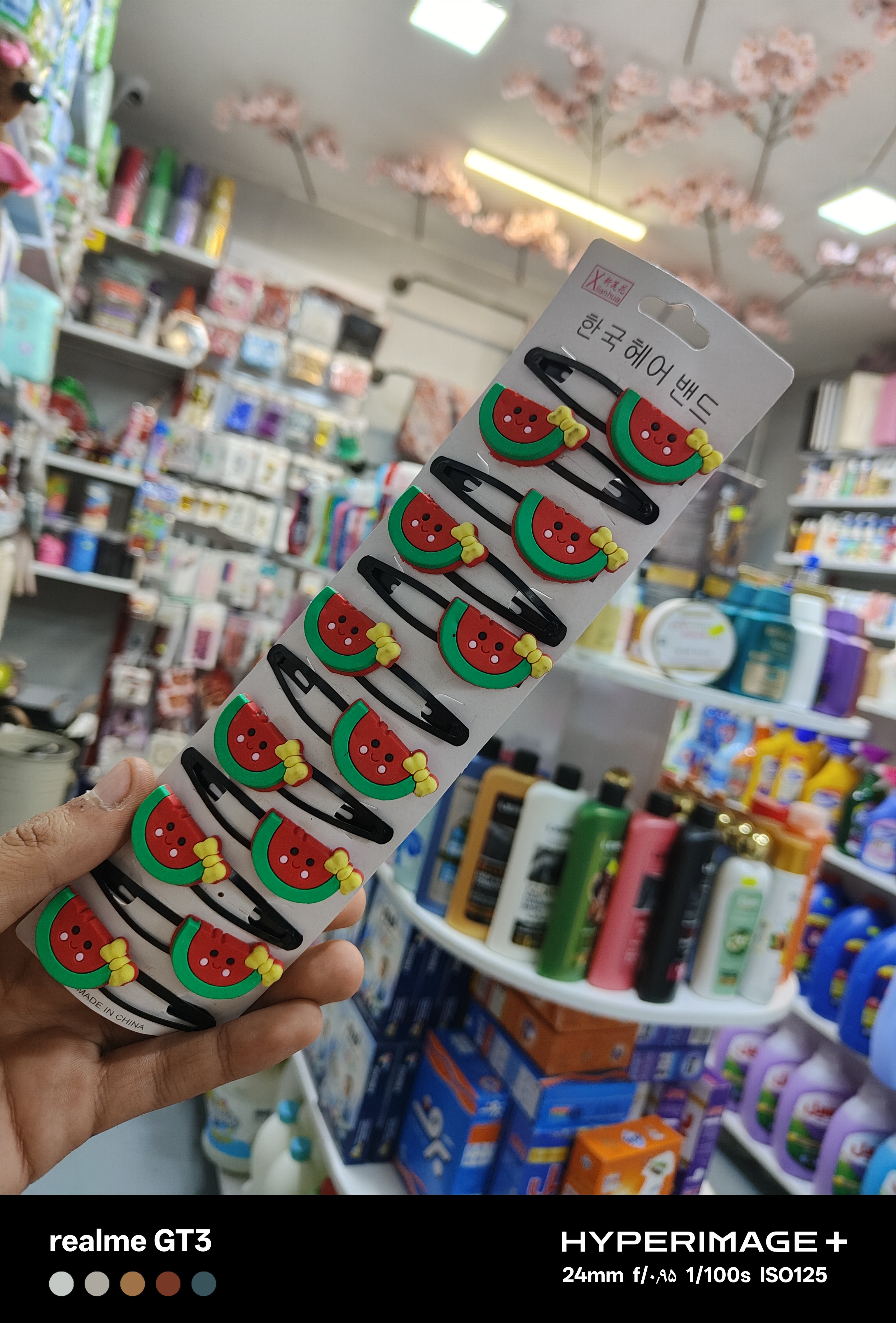 گیره مو هندوانه