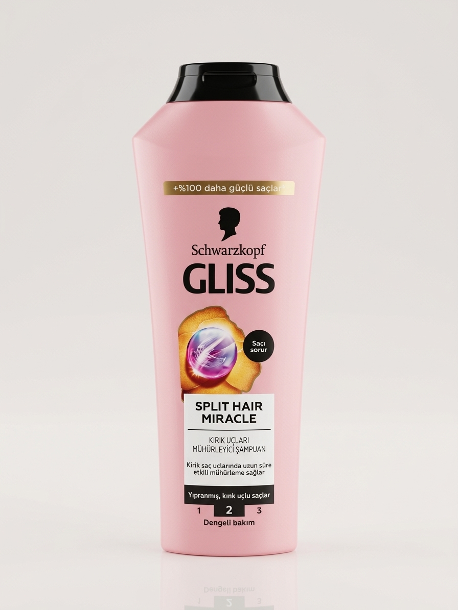 شامپو ترمیم‌کننده و ضد موخوره شوارتزکوف گلیس (Schwarzkopf GLISS) مدل Split Hair Miracle