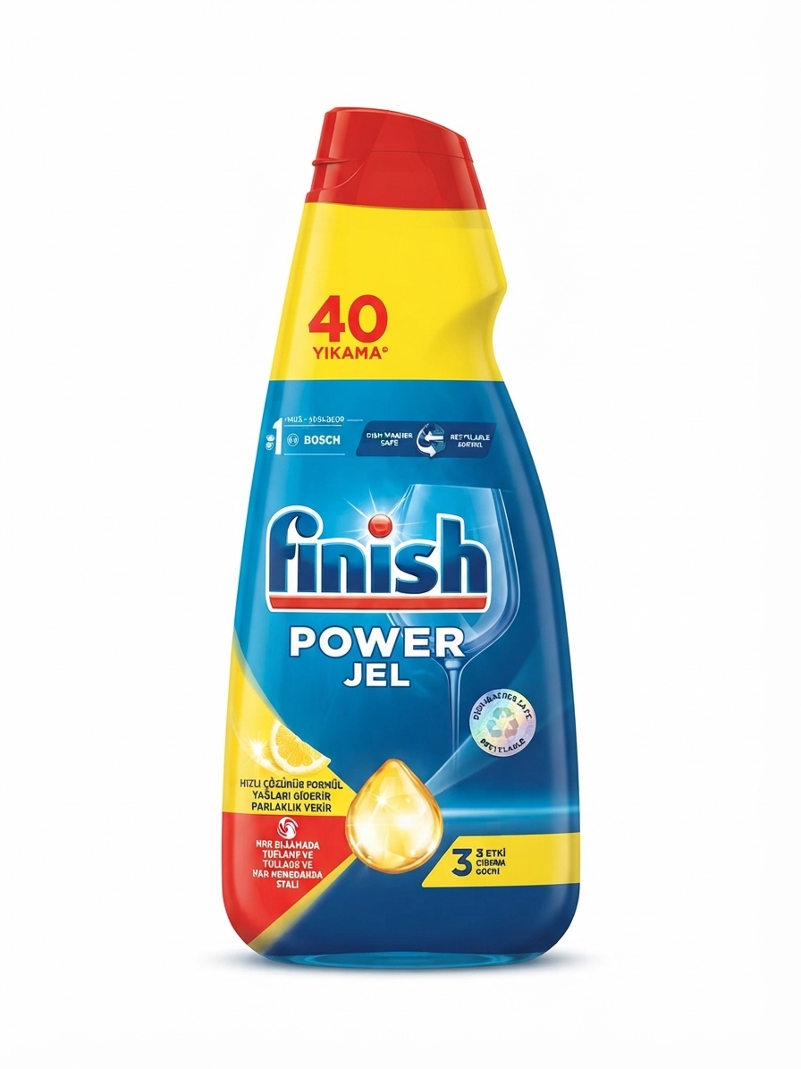 ژل ماشین ظرفشویی فینیش پاور (Finish Power Gel) اصل ترکیه