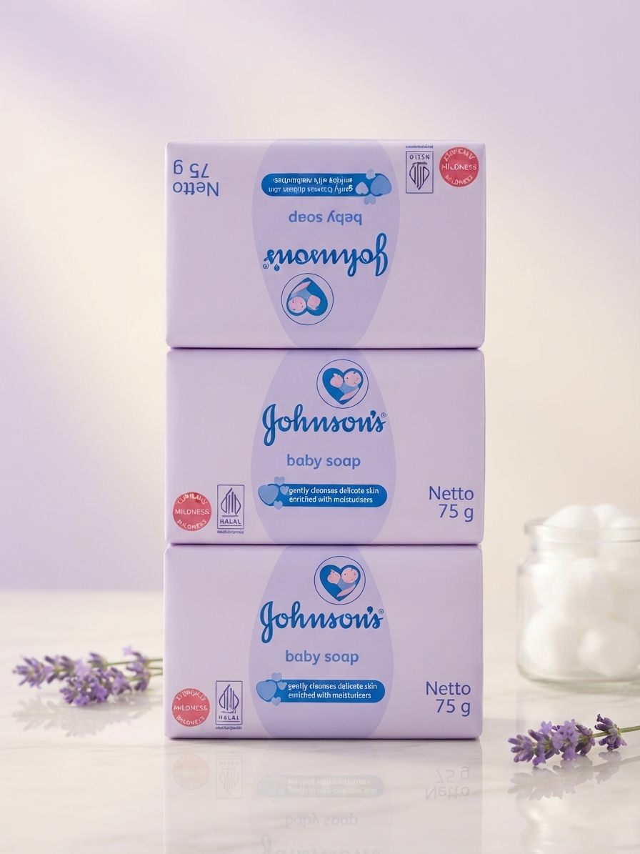 صابون بچه جانسون (Johnson's Baby Soap - وزن ۷۵ گرم)