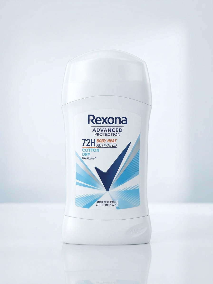 استیک ضد تعریق زنانه رکسونا مدل Cotton Dry Advanced Protection 72H