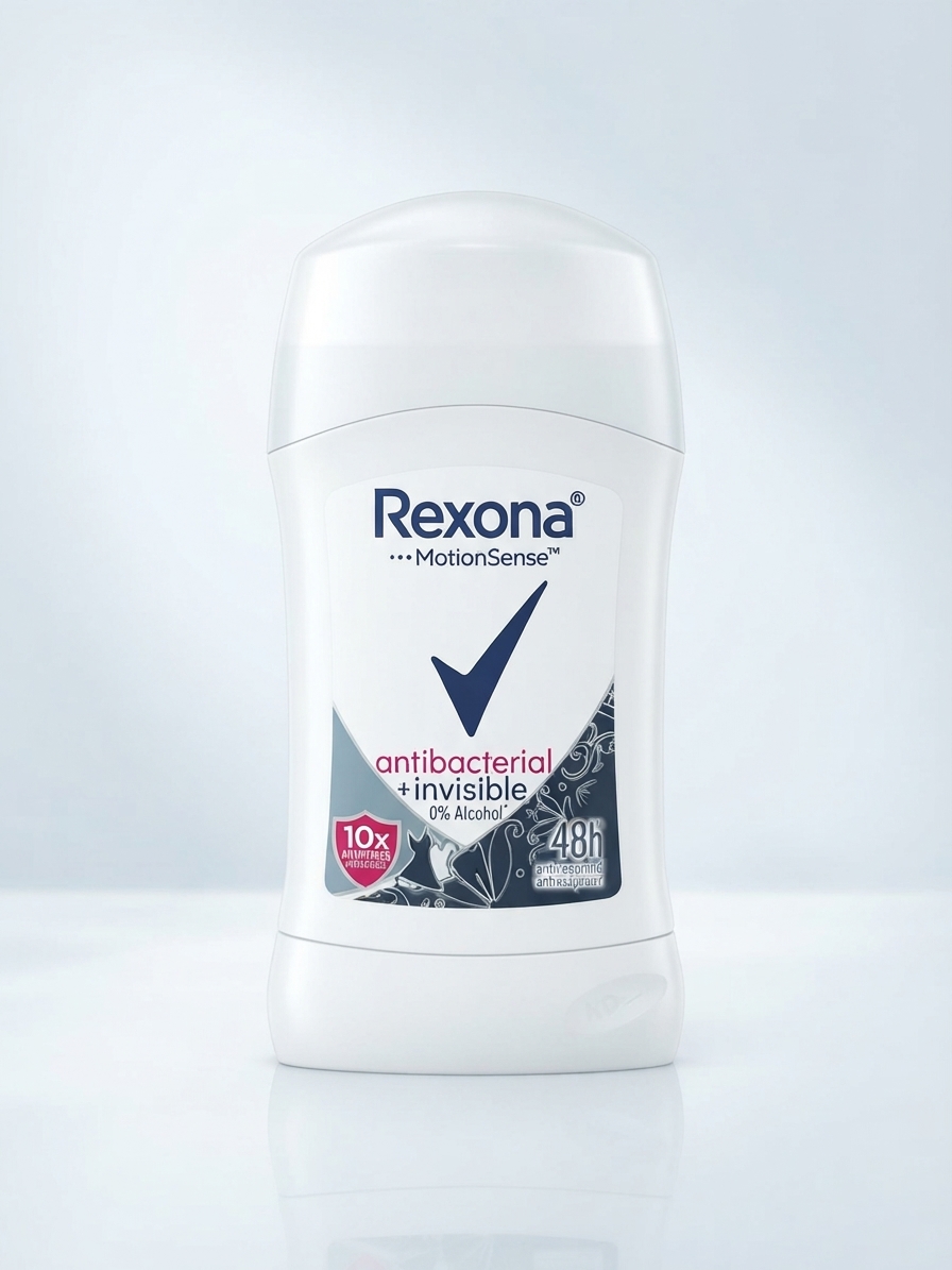 استیک ضد تعریق زنانه رکسونا مدل Antibacterial + Invisible (درب سفید)