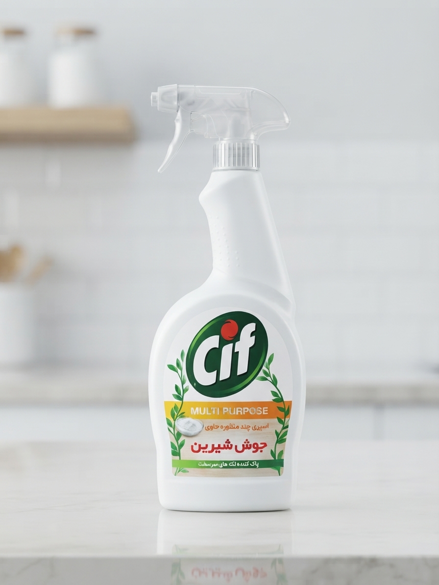 اسپری پاک‌کننده چندمنظوره سیف حاوی جوش شیرین (Cif)
