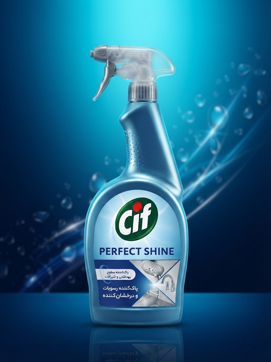 اسپری رسوب‌زدا و براق‌کننده سطوح بهداشتی (Perfect Shine)