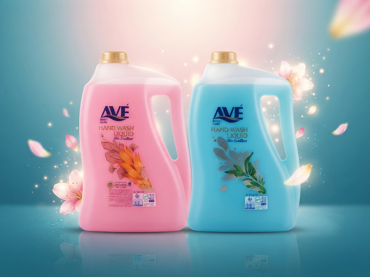 مایع دستشویی نرم‌کننده اوه (AVE Hand Wash Liquid Set
