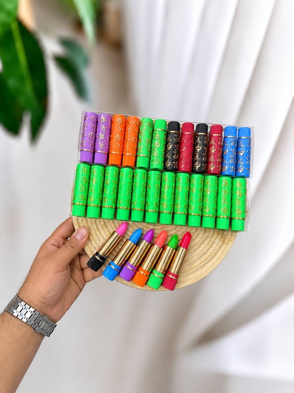 🛍️بالم لب مکه ای پوکه رنگی