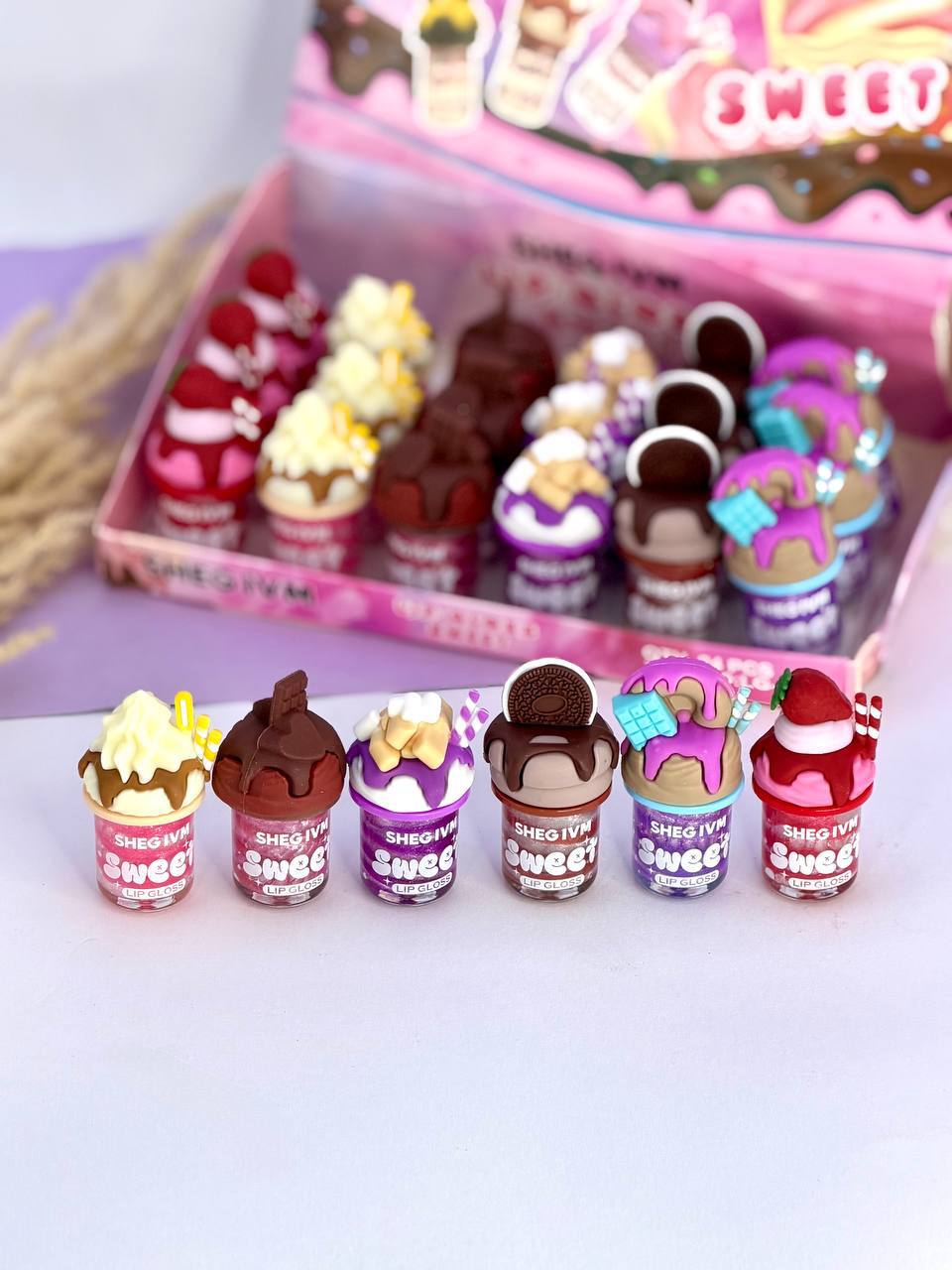 🧁🍓 بستنی لب شیگلم 🍫🧁