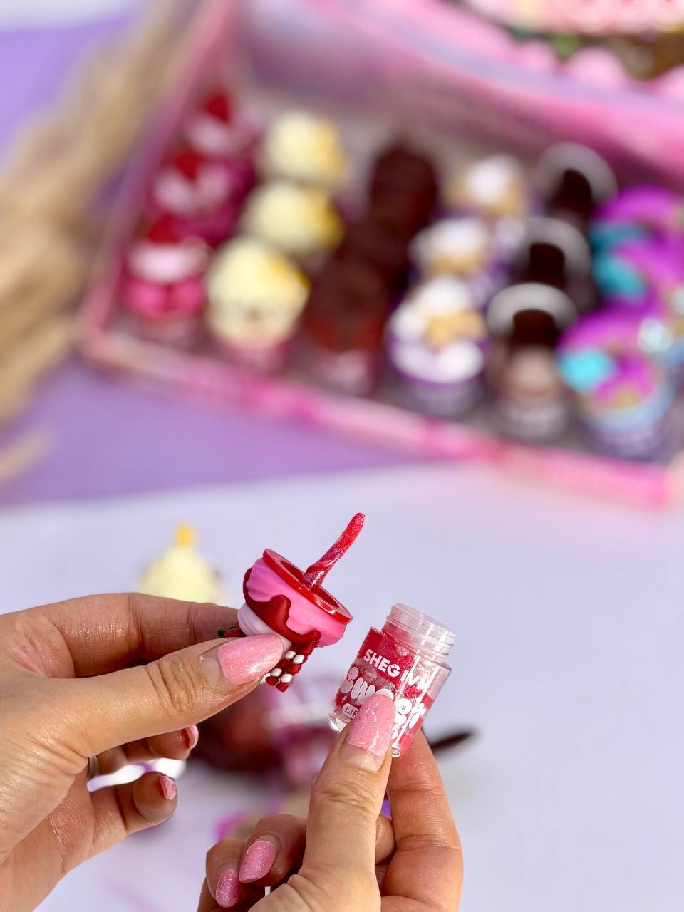 🧁🍓 بستنی لب شیگلم 🍫🧁