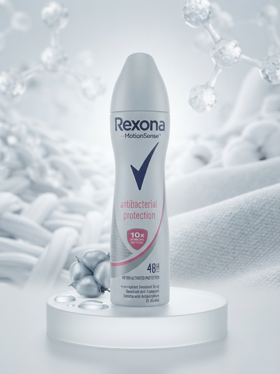 اسپری بدن رکسونا نوع rexona motionsense anti bacterial protection