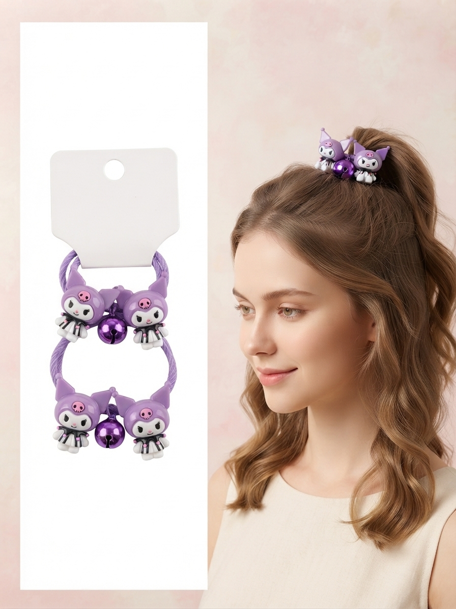 💜✨ استایلی کیوت و بامزه با کشهای موی شخصیت کارتونی! ✨💜