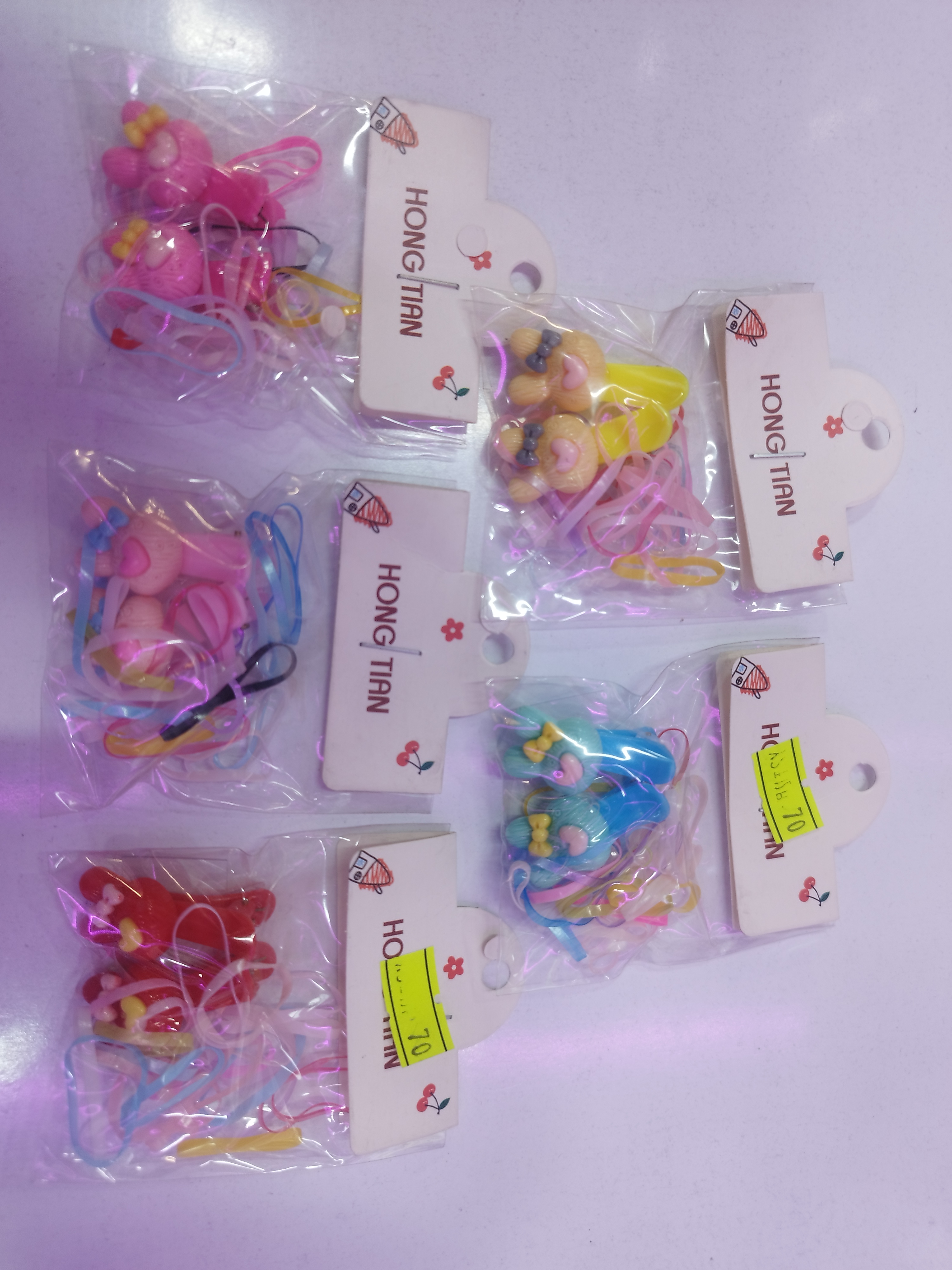 🧸✨ پکیج رویایی کش موهای فانتزی و رنگارنگ؛ دلبرترین اکسسوری مو! ✨🎀