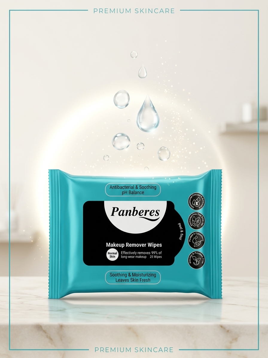 ✨ دستمال مرطوب پاک‌کننده آرایش پنبرس (Panberes)؛ پاکسازی ۹۹ درصدی و حس طراوت بی‌نظیر! 🧼🌿